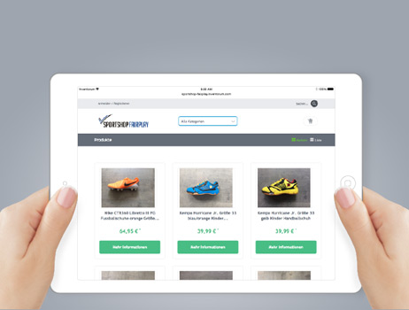 Inventorum iPad Kassensoftware und Onlineshop